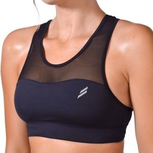 Do You Even Mesh panel sports bra
